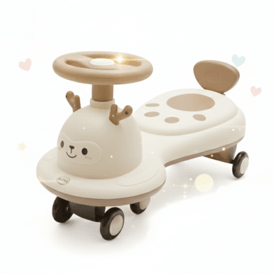 COCHE DE ARRASTRE PARA NIÑOS Y NIÑAS CORREPASILLOS / MUSICAL LUCES LED RUEDAS Y GIRO 360° DISEÑO RENO - 1