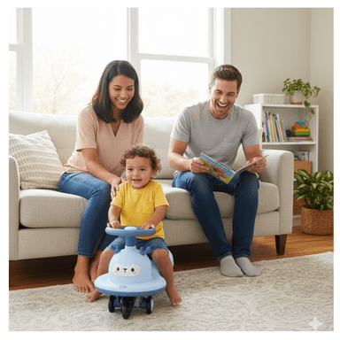 COCHE DE ARRASTRE PARA NIÑOS Y NIÑAS CORREPASILLOS / MUSICAL LUCES LED RUEDAS Y GIRO 360° DISEÑO RENO - 3