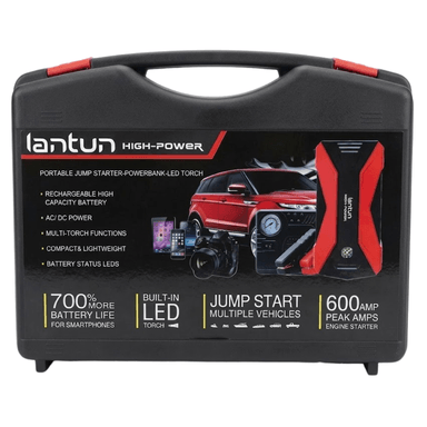 ARRANCADOR DE BATERÍA DE VEHÍCULO CABLE PASAR CORRIENTE POWER MALETÍN PORTABLE LANTUN - 5