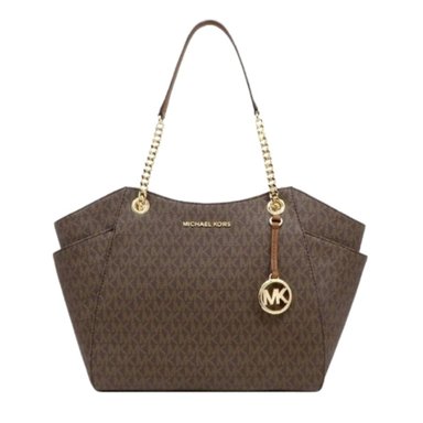 MICHAEL KORS BOLSO CARTERA TOTE JET SET TRAVEL MARRÓN MONOGRAM