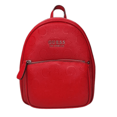 GUESS MOCHILA PEQUEÑA ROJA CON LOGO