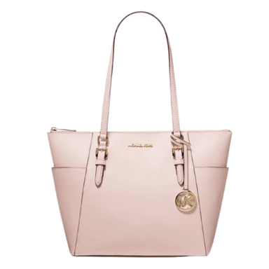 MICHAEL KORS BOLSO GRANDE CHARLOTTE JET SET CUERO ROSA PASTEL