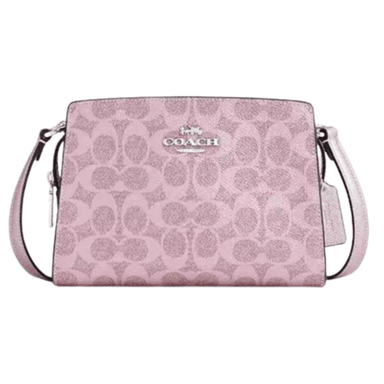 COACH CROSSBODY GIA METALIZADO ROSA
