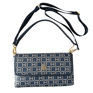 TOMMY HILFIGER BOLSO CROSSBODY MONOGRAM AZUL - 2
