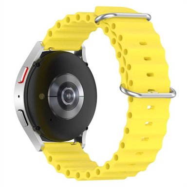 CORREA SILICONA OCEAN PARA XIAOMI AMAZFIT BIP  LITE - AMARILLO - 1