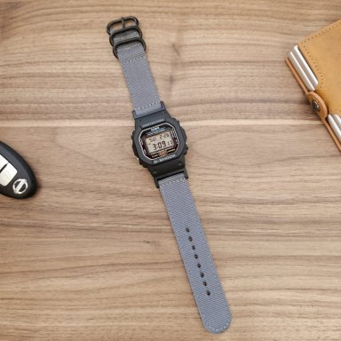 CORREA NYLON PARA CASIO G-SHOCK DW-5600 - GRIS - 3