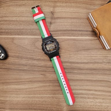 CORREA CASIO G-SHOCK DW-5600 NYLON SPORT REPUESTO RBV - 5