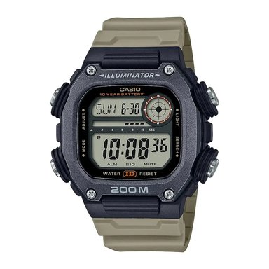 RELOJ CASIO ILLUMINATOR DIGITAL DW-291HX - NEGRO / BEIGE - 1