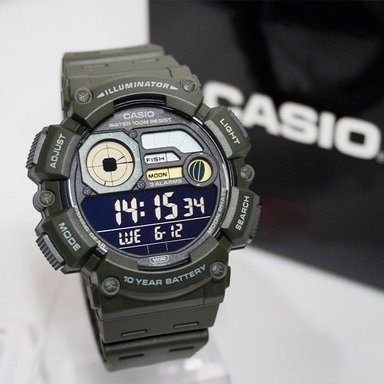 RELOJ CASIO DIGITAL WS1500H | DIGITAL - VERDE - 3