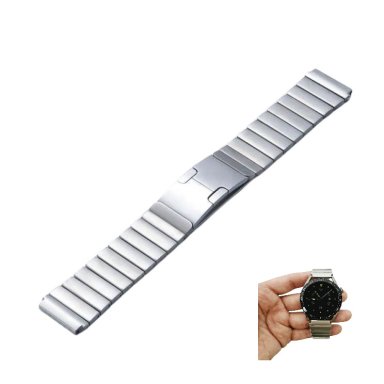 CORREA ACERO SPG PARA HUAWEI GT6 DE 46MM - PLATEADO