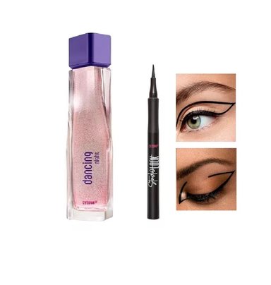 SET CYZONE DANCING NIGHT MUJER EAU DE PARFUM + DELINEADOR STUDIO LOOK PLUMON