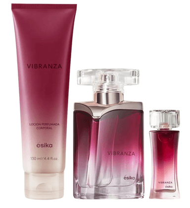 SET VIBRANZA ( PERFUME + LOCION + MINI LOCION )