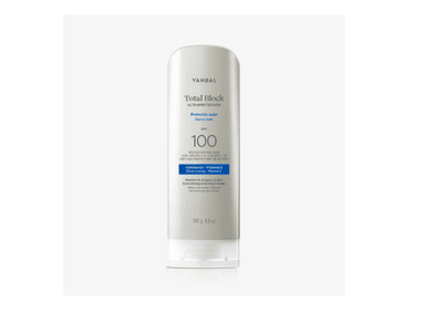 PROTECTOR SOLAR YANBAL JUMBO TOTAL BLOCK SPF 100 140 GR