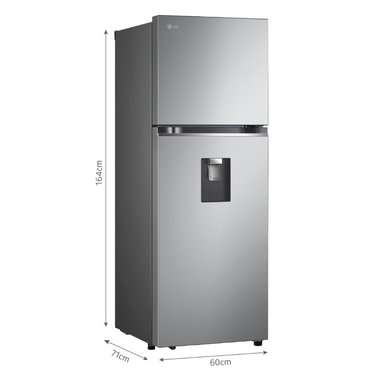 REFRIGERADORA LG 314LT GT31WPP PLATEADA DOOR COOLING TOP FREEZER - 3
