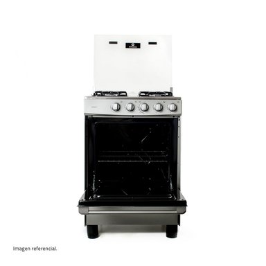 COCINA INDURAMA VERNET 24' GRIS 4 HORNILLAS