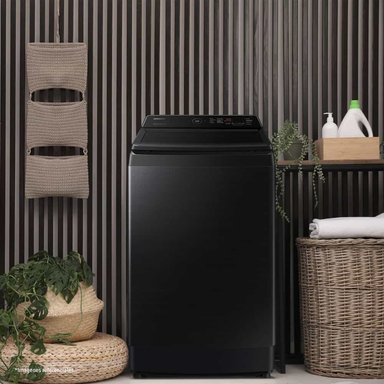 LAVADORA ECOBUBBLE SAMSUNG WA13CG5441BVPE 13 KG NEGRO - 4
