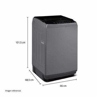 LAVADORA AUTOMÁTICA INDURAMA LRI-18DGR 18KG GRIS OSCURO - 2