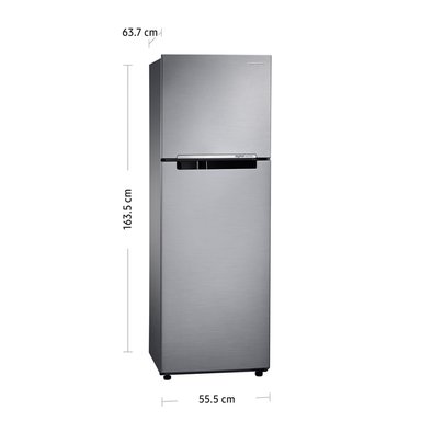 REFRIGERADORA SAMSUNG 255L RT25FARADS8 PLATA - 2