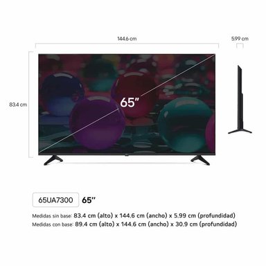 TV SMART UHD 65 PULGADAS LG LED 65UA7300PSB - 2
