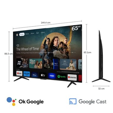 TELEVISOR SMART UHD 4K 65 PULGADAS TCL QLED 65P7K - 2