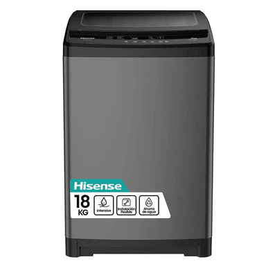 LAVADORA AUTOMÁTICA HISENSE WT3W1823UT 18KG GRAFITO - 1