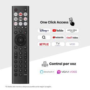 TELEVISOR SMART UHD 4K 50 PULGADAS HISENSE QLED 50Q6QV 2025 - 3