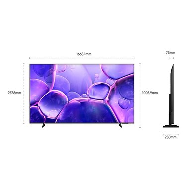 TELEVISOR SMART UHD 75 PULGADAS SAMSUNG LED UN75U8000FGXPE - 4