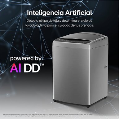 Lavadora Automática LG WT19BVTB 19 kg Negro Claro - 3