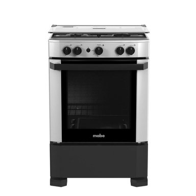 COCINA GAS MABE CMP6011FG1 24' SILVER 4 HORNILLAS - 1