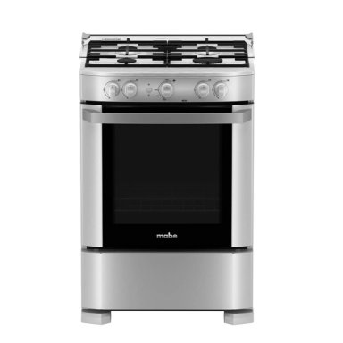 COCINA A GAS MABE CMP6020FG1 24' 4 HORNILLAS SILVER