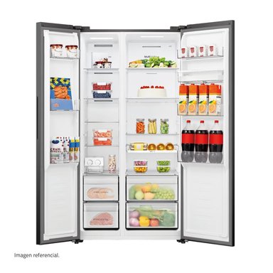 REFRIGERADORA SIDE BY SIDE INDURAMA 529L RI-795DNI C/D NEGRA - 3