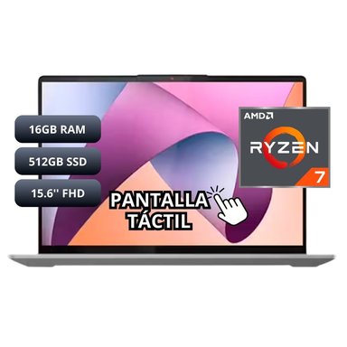LAPTOP LENOVO FLEX R7 16' TÁCTIL 16GB 512GB W11