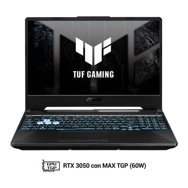 LAPTOP ASUS R7-7445HS 8GB 512GB SSD RTX 3050 4GB 15.6' W11 NEGRO - 1