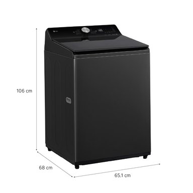 LAVADORA AUTOMÁTICA LG WT22OBTX 22 KG NEGRO - 2