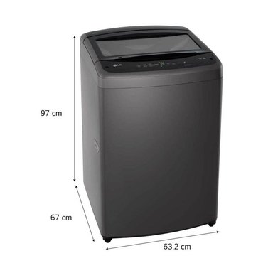 LAVADORA AUTOMÁTICA LG WT16BVTB 16KG NEGRO - 2