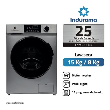 LAVASECA INDURAMA LRI-315C 15KG/8KG CROMA - 1