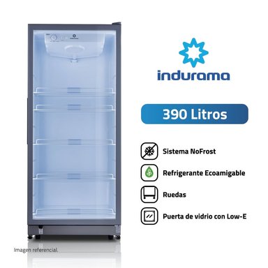 EXHIBIDORA INDURAMA 390L VFV520GR S/D GRIS