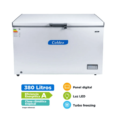 CONGELADORA HORIZONTAL COLDEX 380L CH40PLUS BLANCO