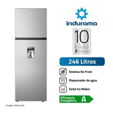 REFRIGERADORA INDURAMA 246L RI-389DI CROMA