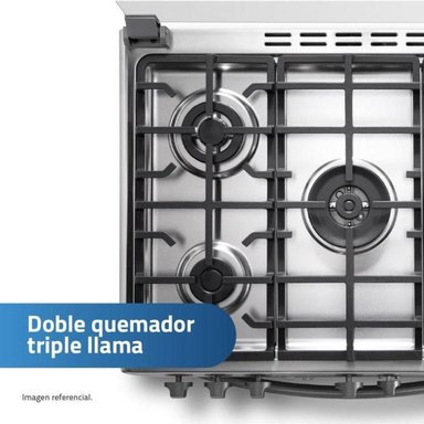 COCINA GAS INDURAMA FIRENZE ZAFIRO 30' CROMA 5 HORNILLAS - 3