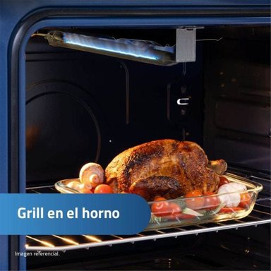 COCINA GAS INDURAMA FIRENZE ZAFIRO 30' CROMA 5 HORNILLAS - 4