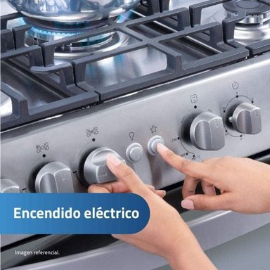 COCINA GAS INDURAMA FIRENZE ZAFIRO 30' CROMA 5 HORNILLAS - 5