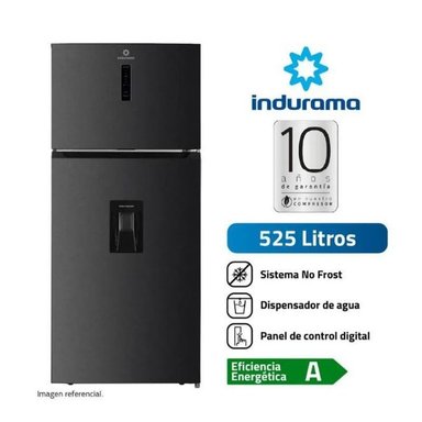 REFRIGERADORA INDURAMA 525L RI-578DN NEGRO - 1