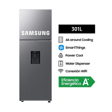 REFRIGERADORA SAMSUNG 301LT RT31DG5220S9PE SILVER - 1