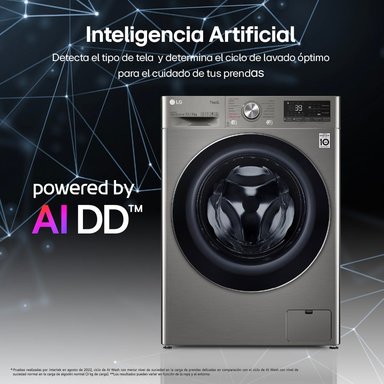 LAVASECA LG WD12PVC3S6C 12/7 KG CARGA FRONTAL PLATEADO - 4