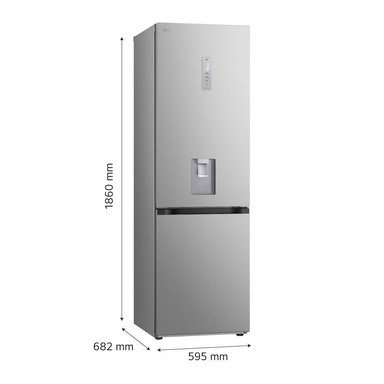 REFRIGERADORA LG GB37SPY 339 L DOORCOOLING PLATEADA - 2