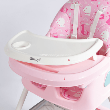 SILLA COMER EBABY DALI VERDE RECLINABLE + PLATITO GRATIS - 5