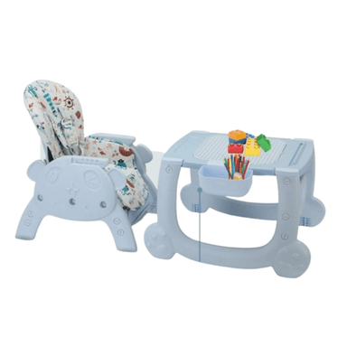 SILLA COMER BABY CAM PANDA CELESTE CARPETA - 3