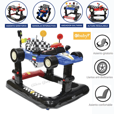 ANDADOR Y SALTARÍN PARA BEBÉ DELMI AZUL