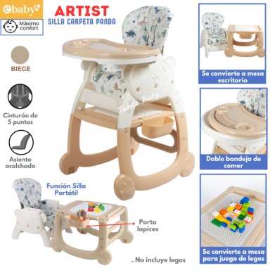 SILLA DE COMER CARPETA ARTIST BEIGE